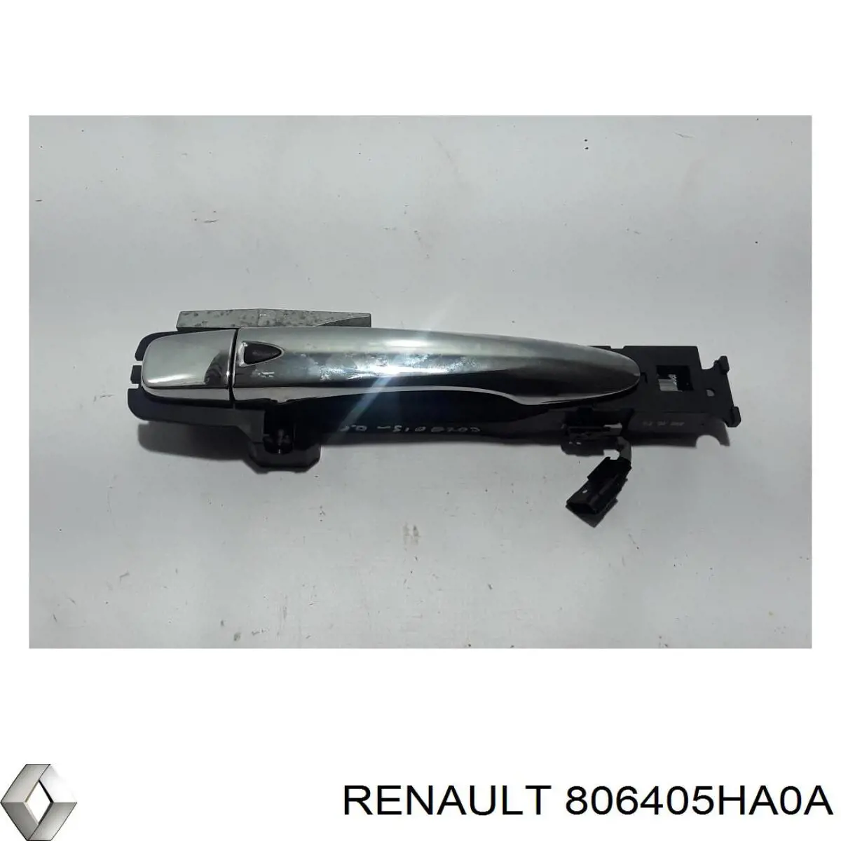 Maçaneta externa da porta dianteira 806405HA0A Renault (RVI)