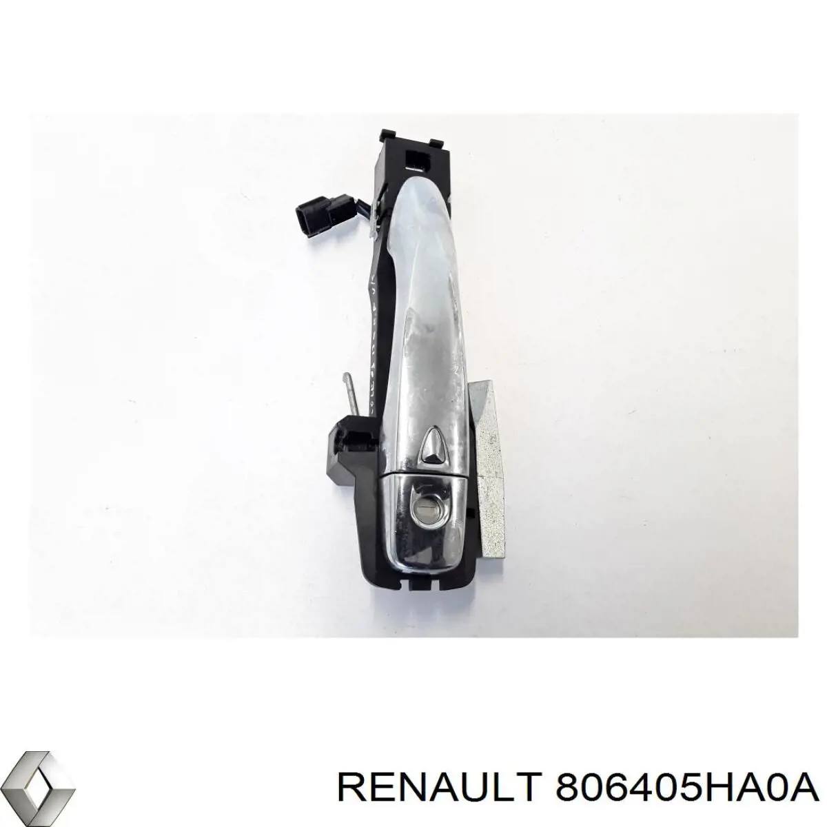 Maçaneta externa da porta dianteira 806405HA0A Renault (RVI)
