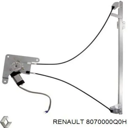 Mecanismo de acionamento de vidro da porta dianteira direita Renault (RVI) 8070000Q0H preço, a partir de 63,91 USD