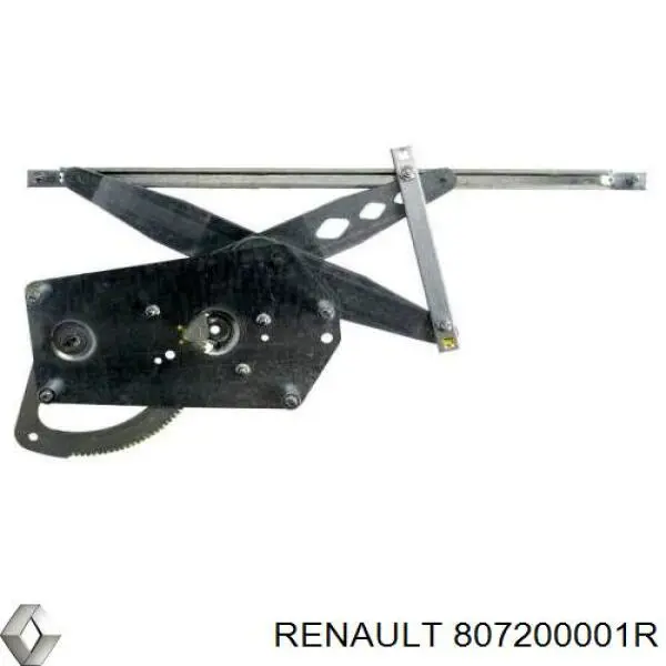 807200001R Renault (RVI) Mecanismo de acionamento de vidro da porta dianteira direita