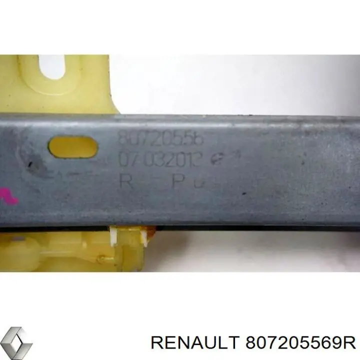Mecanismo de acionamento de vidro da porta dianteira direita Renault (RVI) 807205569R preço, a partir de 44,27 USD