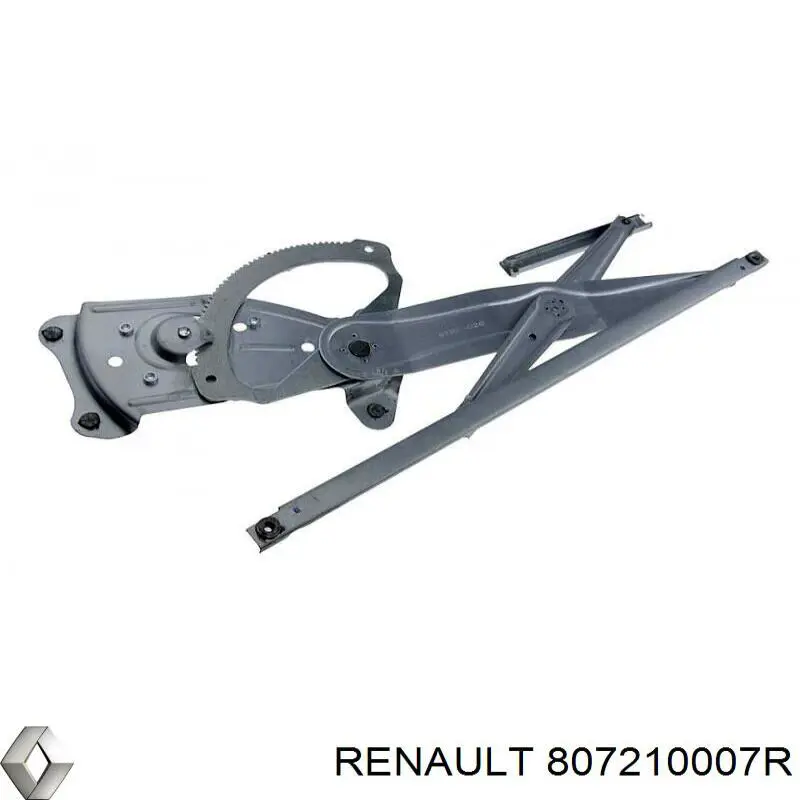 807210007R Renault (RVI) Mecanismo de acionamento de vidro da porta dianteira esquerda