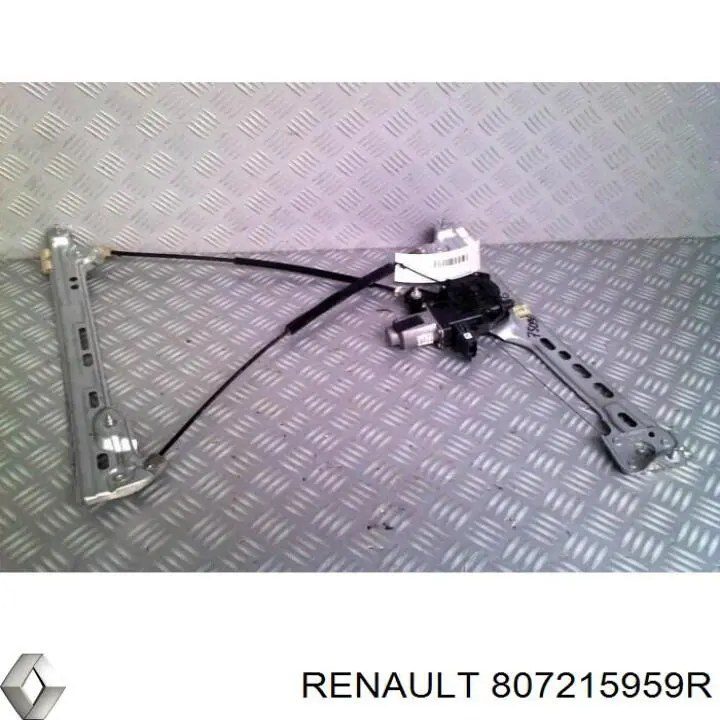 807215959R Renault (RVI) Mecanismo de acionamento de vidro da porta dianteira esquerda