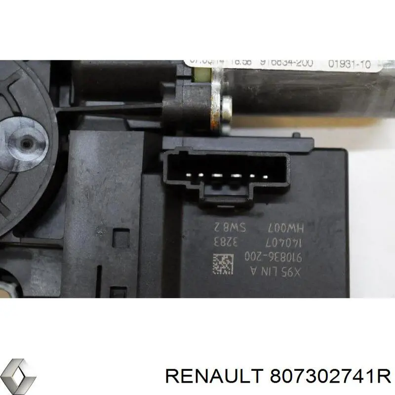 Motor de acionamento de vidro da porta dianteira direita Renault (RVI) 807302741R preço, a partir de 49,46 USD