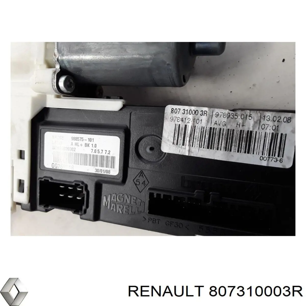 Motor de acionamento de vidro da porta dianteira esquerda Renault (RVI) 807311420R preço, a partir de 103,86 USD
