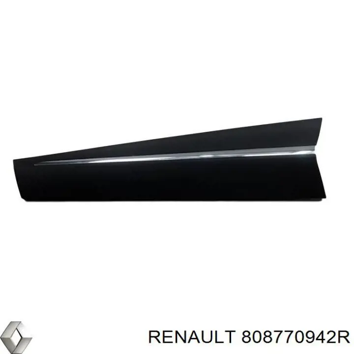 808778098R Renault (RVI) Placa sobreposta da porta dianteira esquerda