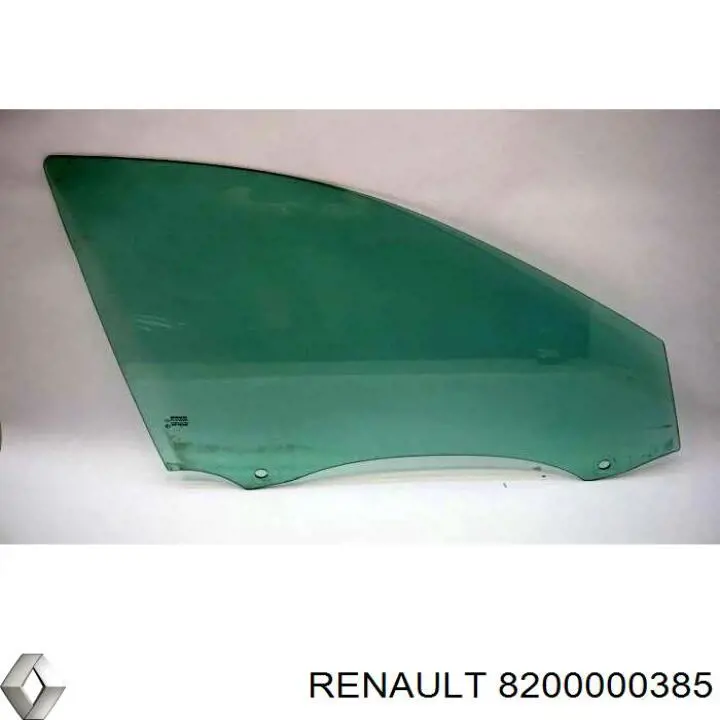 Vidro da porta dianteira direita Renault (RVI) 8200000385