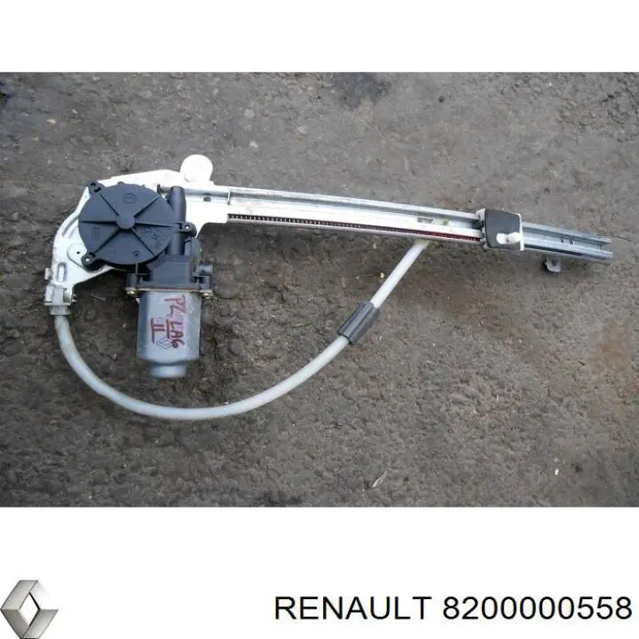 8200000558 Renault (RVI) Mecanismo de acionamento de vidro da porta traseira direita