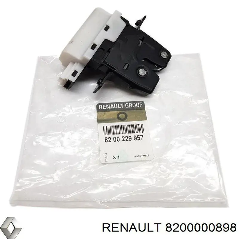 Fecho de tampa de porta-malas (de 3ª/5ª porta traseira) Renault (RVI) 8200000898 preço, a partir de 26,34 USD
