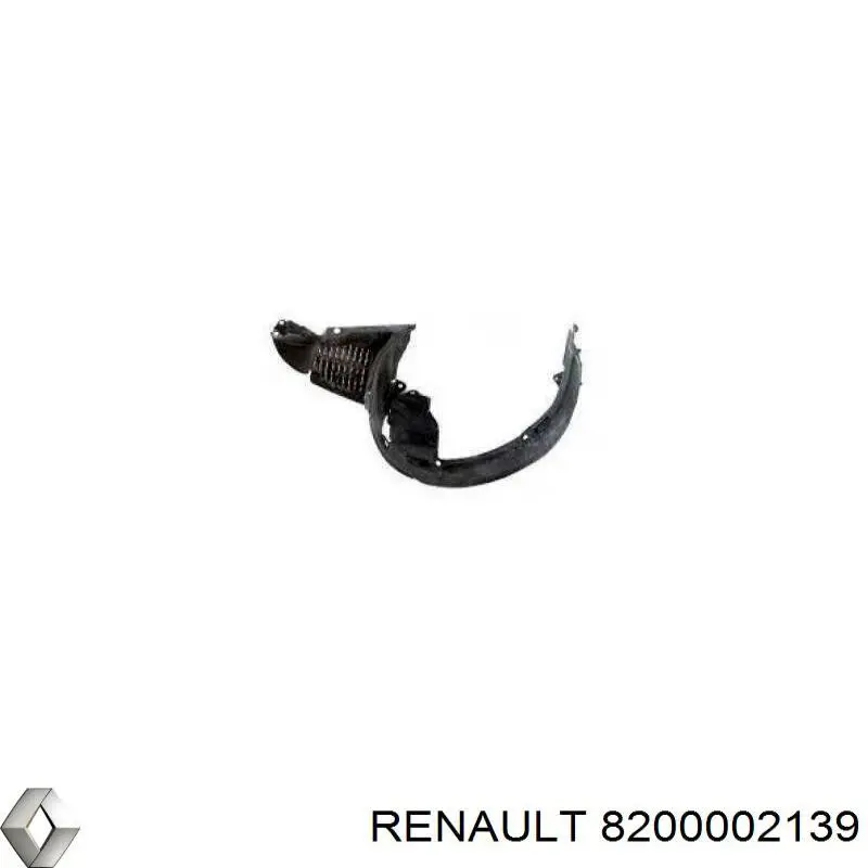 Guarda-barras esquerdo do pára-lama dianteiro Renault (RVI) 8200002139 preço, a partir de 33,67 USD