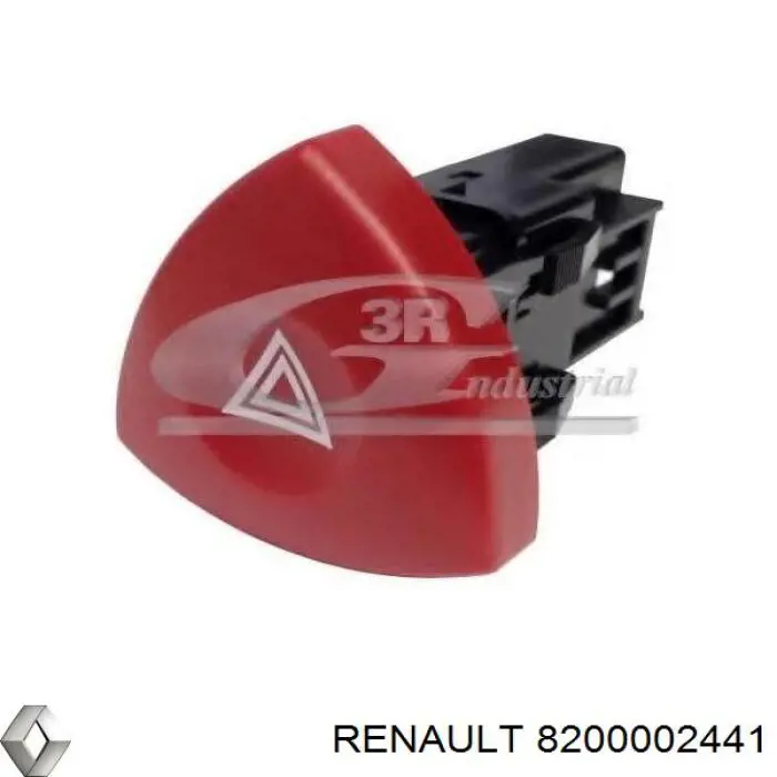 Compre 8200002441 Renault (RVI) Botão de ativação do sinal de emergência