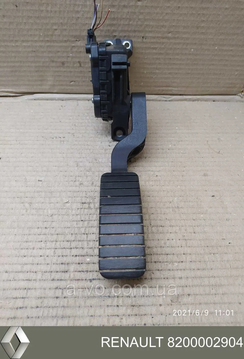 8200002904 Renault (RVI) Pedal de gás (de acelerador)