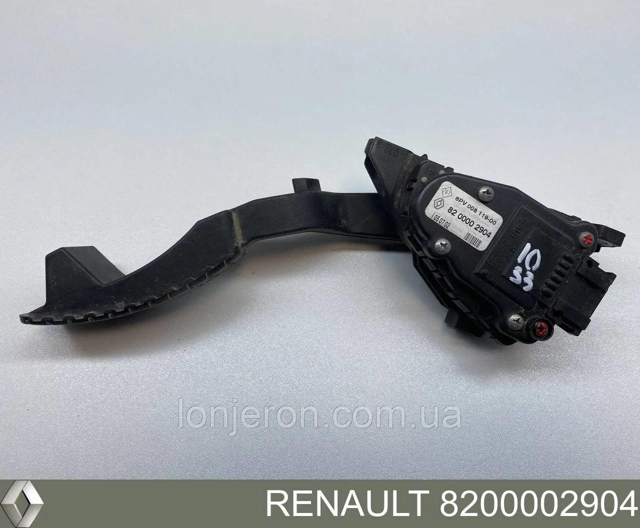 Pedal de gás (de acelerador) Renault (RVI) 8200002904 preço, a partir de 45,97 USD