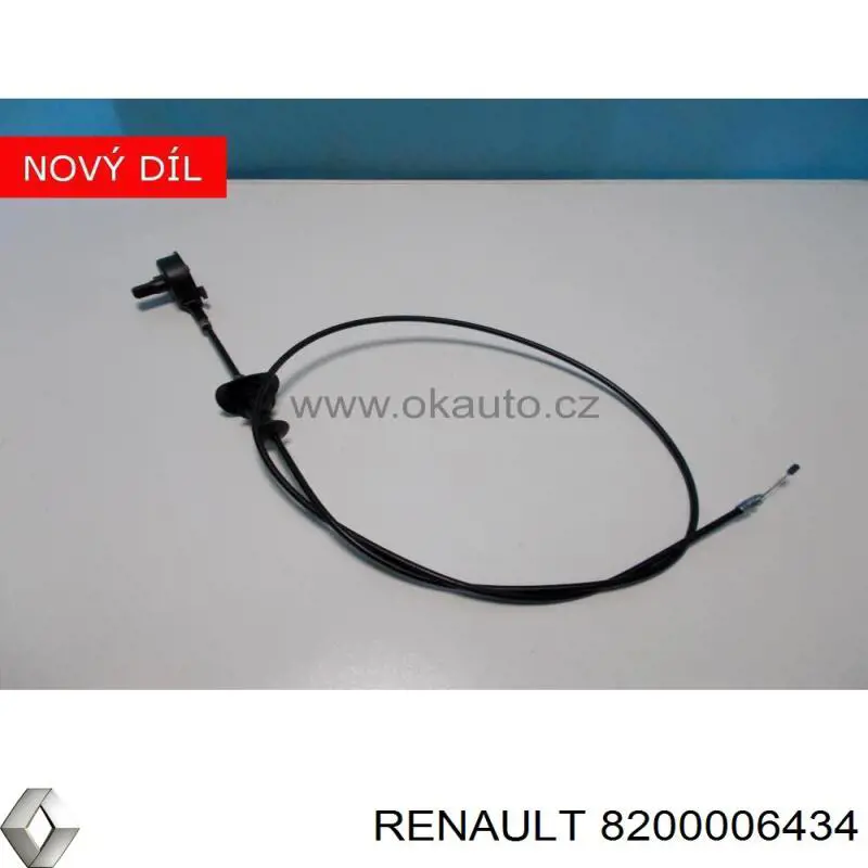 Cabo de abertura da capota Renault (RVI) 8200006434 preço, a partir de 27,15 USD
