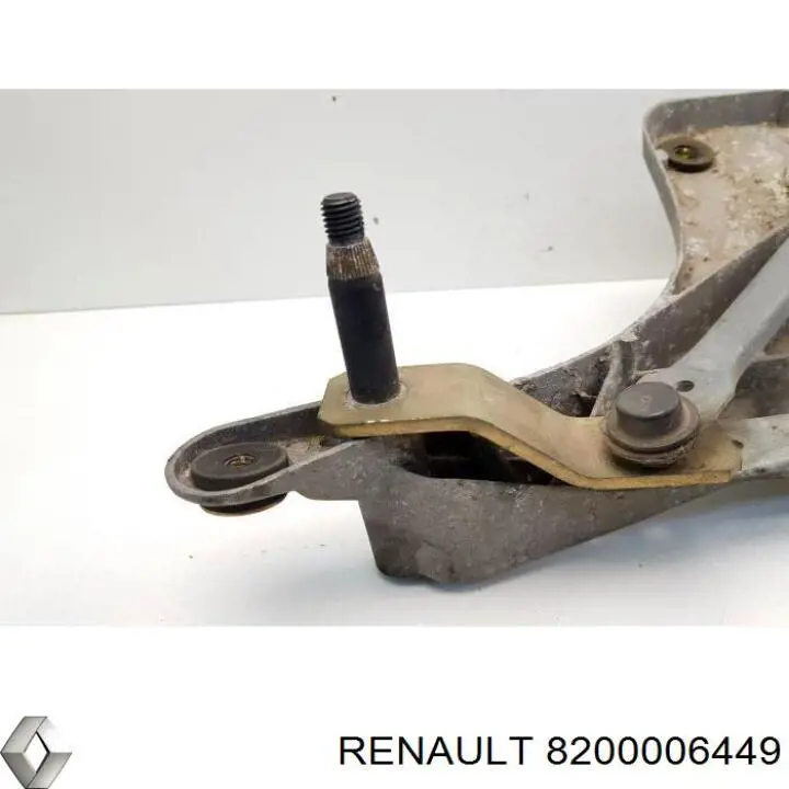 8200006449 Renault (RVI) Trapézio de limpador pára-brisas