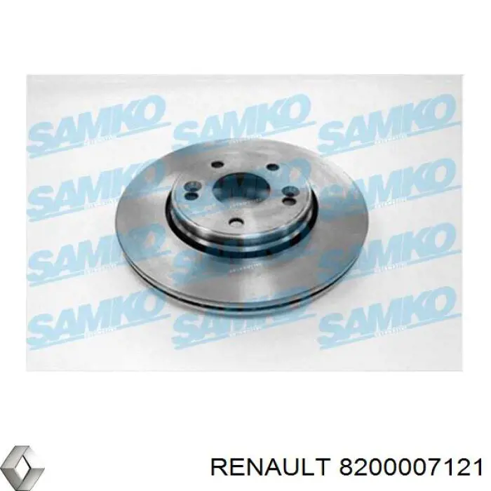 Compre 8200007121 Renault (RVI) Disco do freio dianteiro