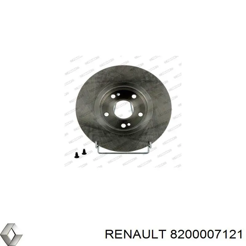 8200007121 Renault (RVI) Disco do freio dianteiro