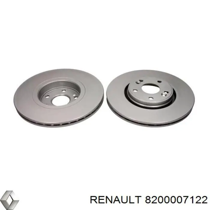 Compre 8200007122 Renault (RVI) Disco do freio dianteiro