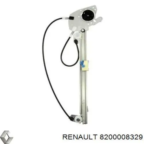 Mecanismo de acionamento de vidro da porta traseira esquerda Renault (RVI) 8200008329 preço, a partir de 57,89 USD