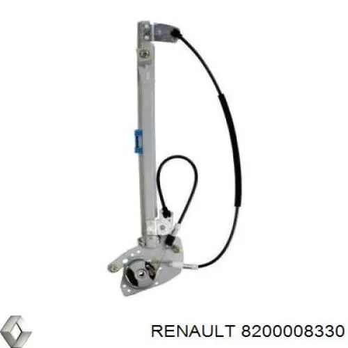 Mecanismo de acionamento de vidro da porta traseira direita Renault (RVI) 8200008330 preço, a partir de 60,33 USD