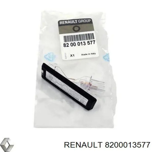 8200013577 Renault (RVI) Lanterna da luz de fundo de matrícula traseira