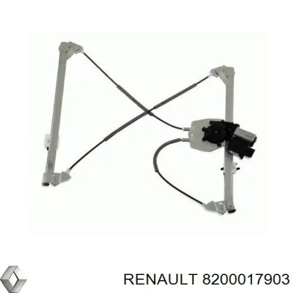 8200017903 Renault (RVI) Mecanismo de acionamento de vidro da porta dianteira esquerda
