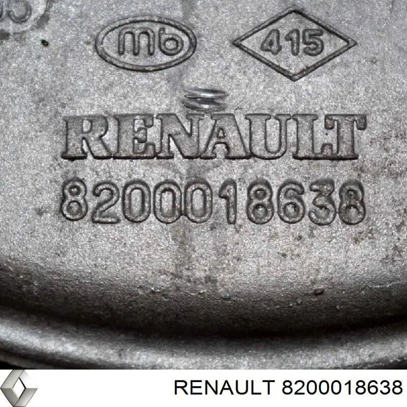 8200018638 Renault (RVI) Tampa de motor dianteira