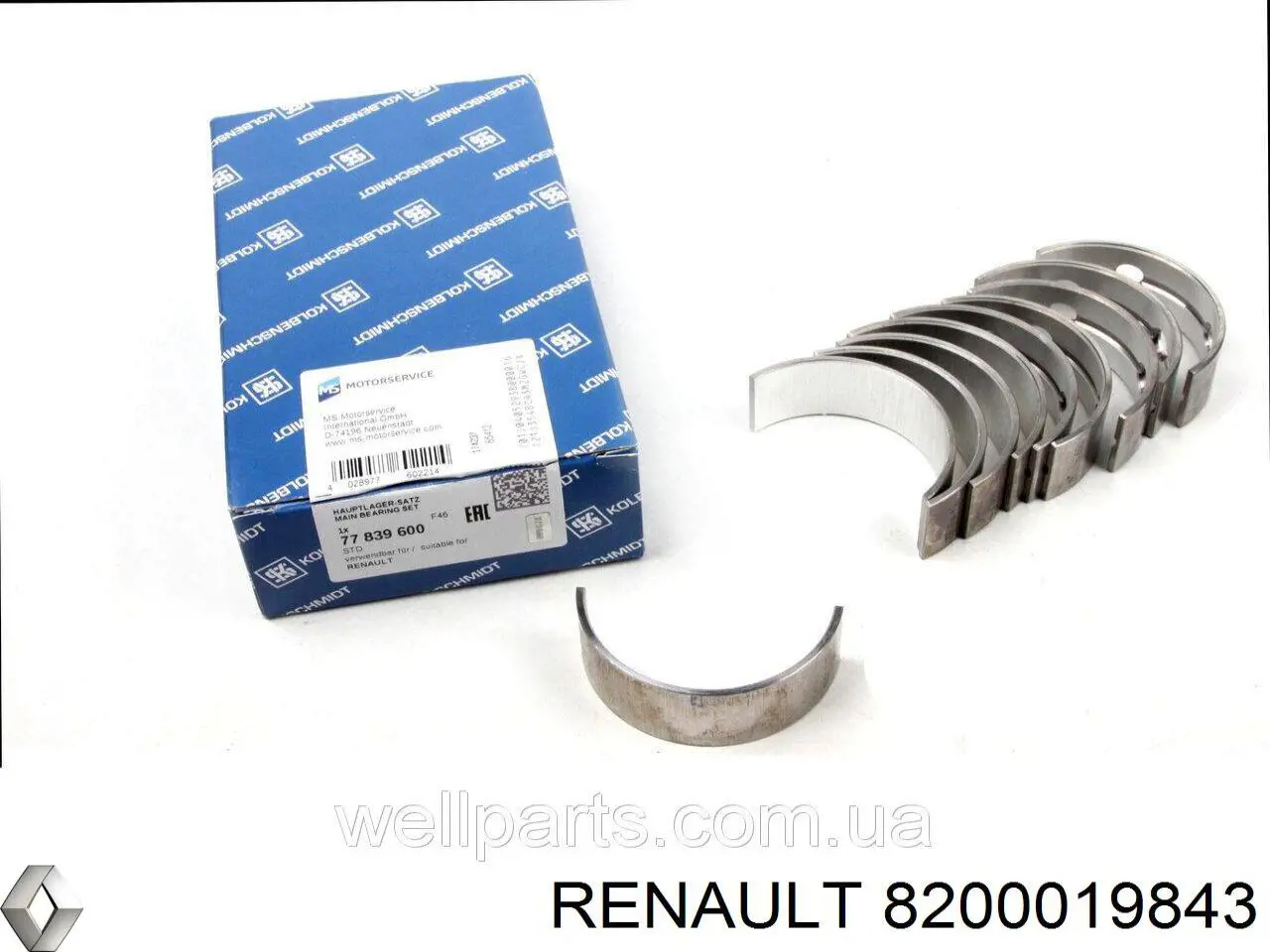 Folhas inseridas principais de cambota, kit, padrão (STD) SM 403819004 preço, a partir de 22,28 USD