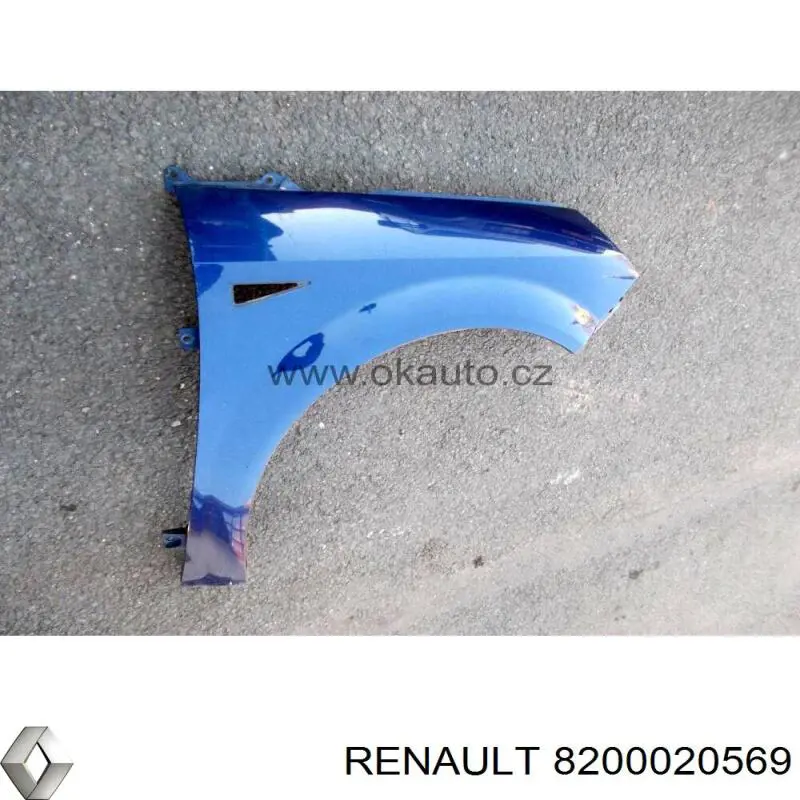8200020569 Renault (RVI) Pára-lama dianteiro direito