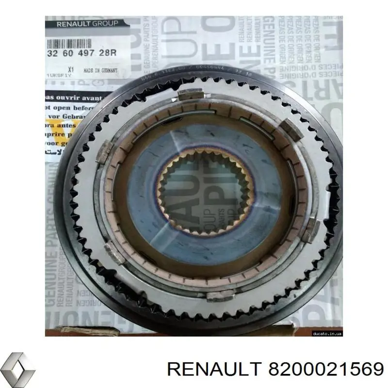 Compre 8200021569 Renault (RVI) Sincronizador de 1ª/2ª velocidade
