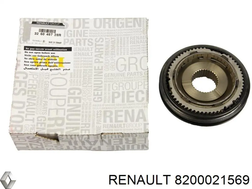 Compre 8200021569 Renault (RVI) Sincronizador de 1ª/2ª velocidade