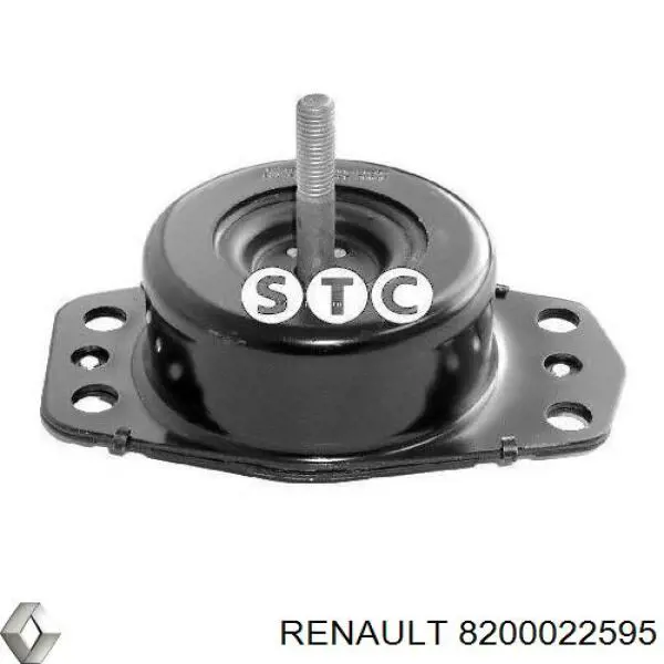 8200022595 Renault (RVI) Coxim (suporte) direito de motor