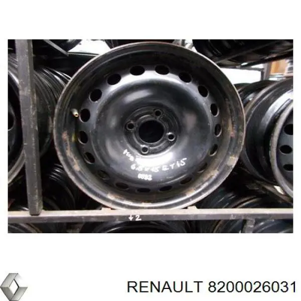 8200026031 Renault (RVI) Discos de roda de aço (estampados)