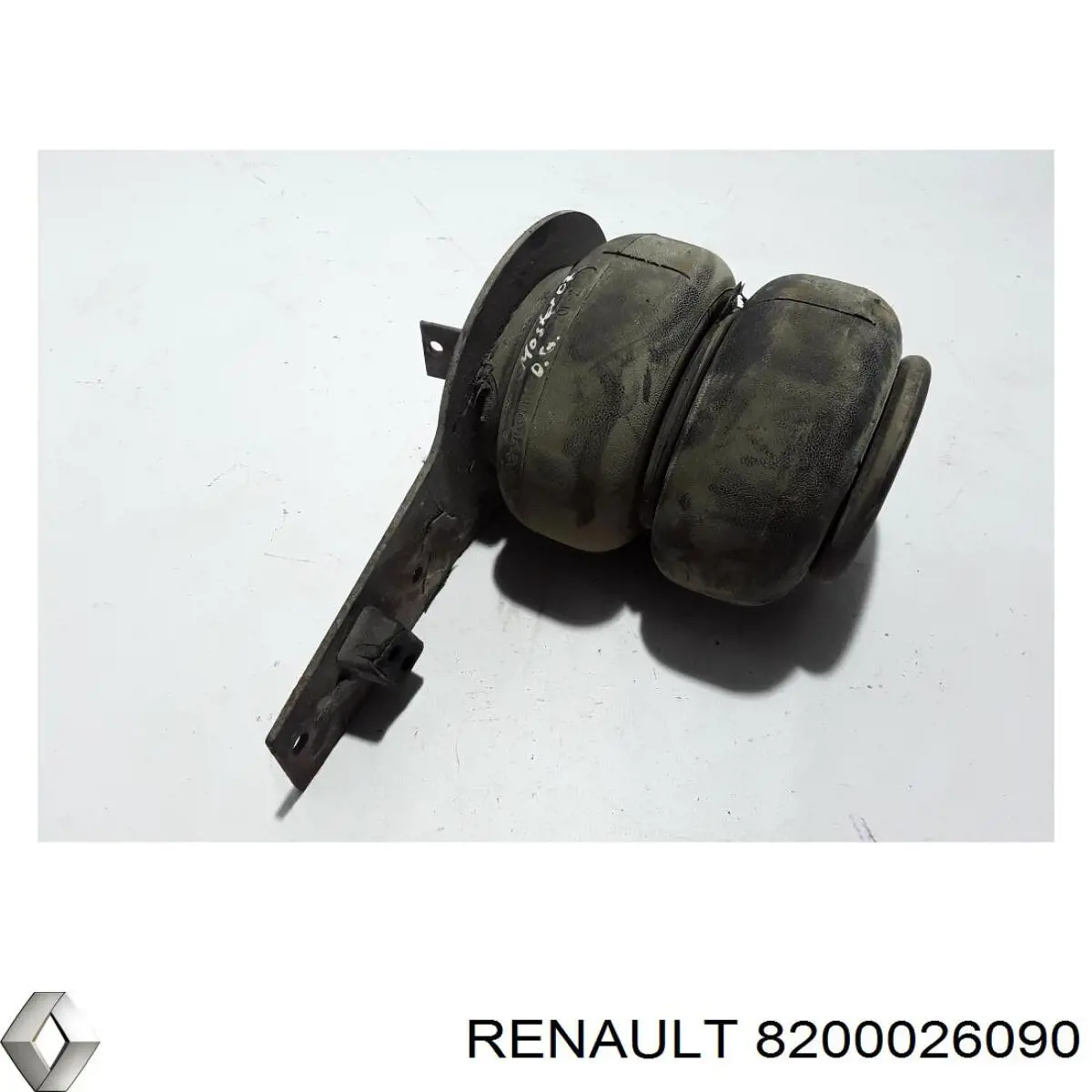Coxim pneumático (suspensão de lâminas pneumática) do eixo traseiro Renault (RVI) 8200026090 preço, a partir de 305,11 USD