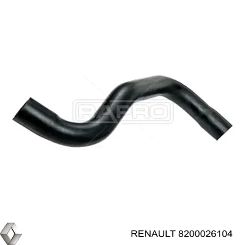 8200026104 Renault (RVI) Mangueira (cano derivado) do radiador de esfriamento superior