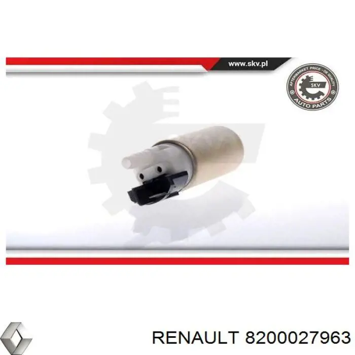 8200027963 Renault (RVI) Módulo de bomba de combustível com sensor do nível de combustível