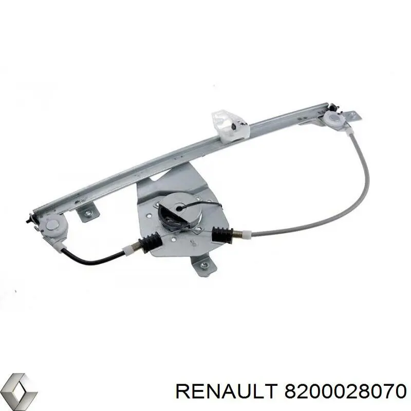 Mecanismo de acionamento de vidro da porta traseira esquerda Renault (RVI) 8200028070 preço, a partir de 63,38 USD