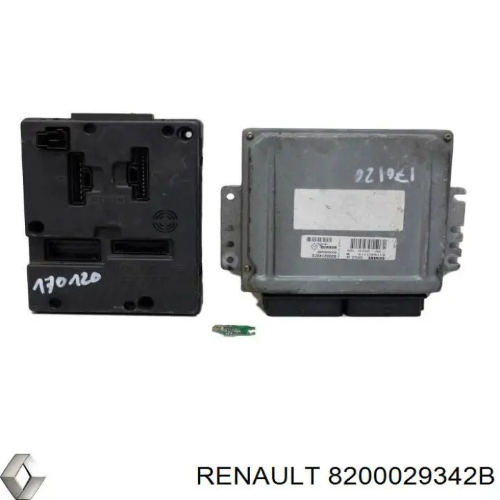 Unidade de dispositivos de segurança 8200029342B Renault (RVI)