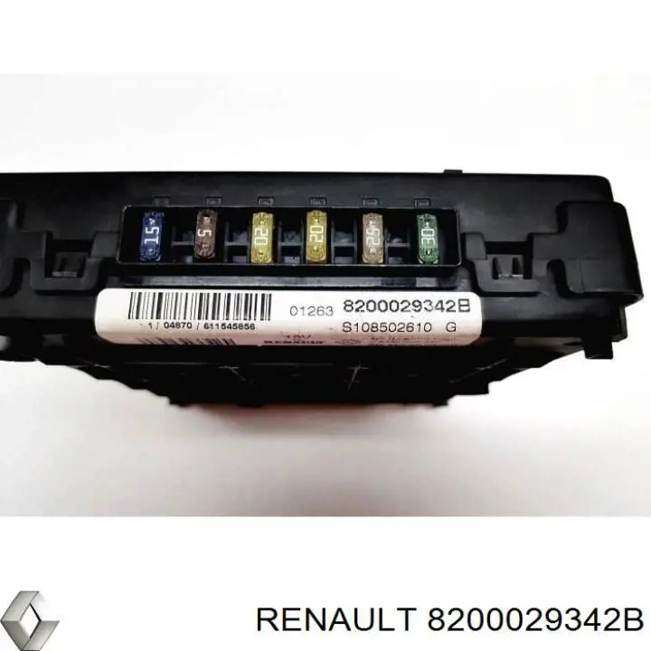 Unidade de dispositivos de segurança Renault (RVI) 8200029342B