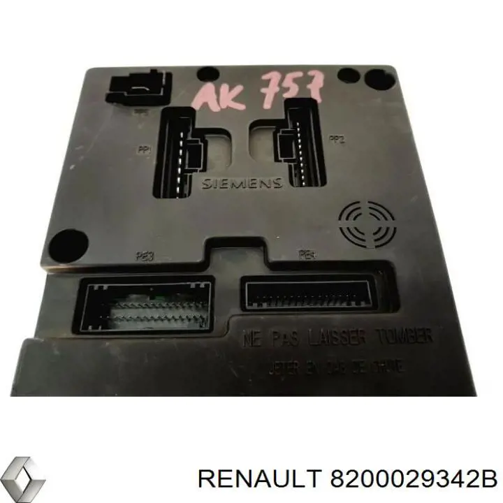 Unidade de dispositivos de segurança 8200029342B Renault (RVI)