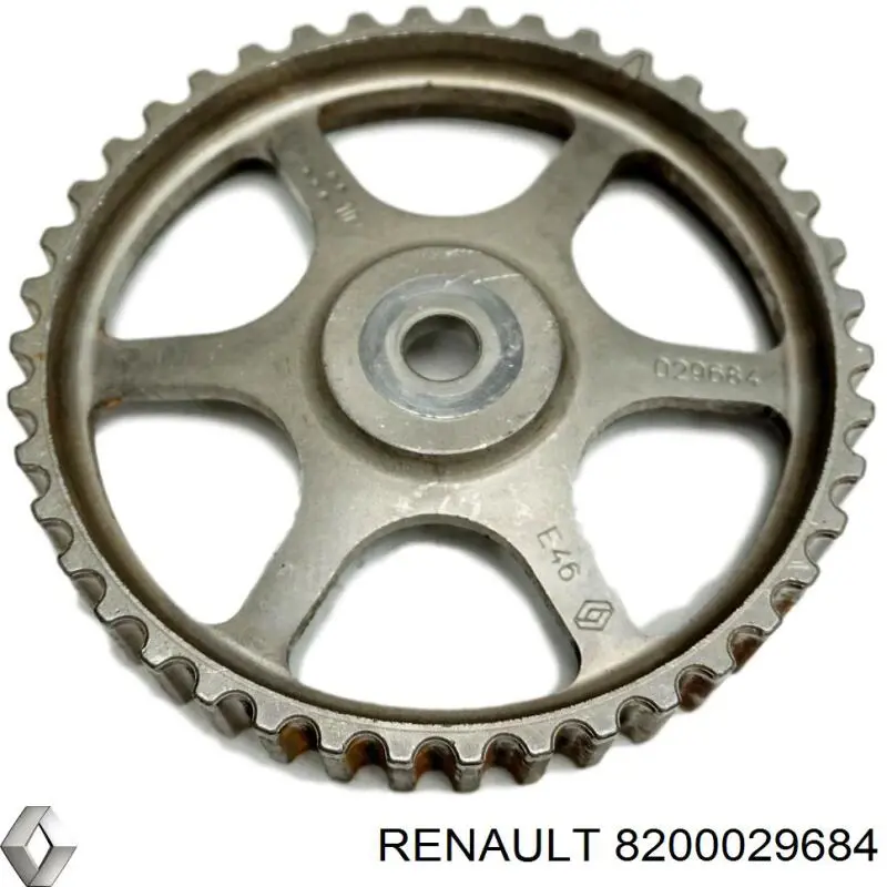 8200029684 Renault (RVI) Engrenagem de cadeia da roda dentada da árvore distribuidora de motor