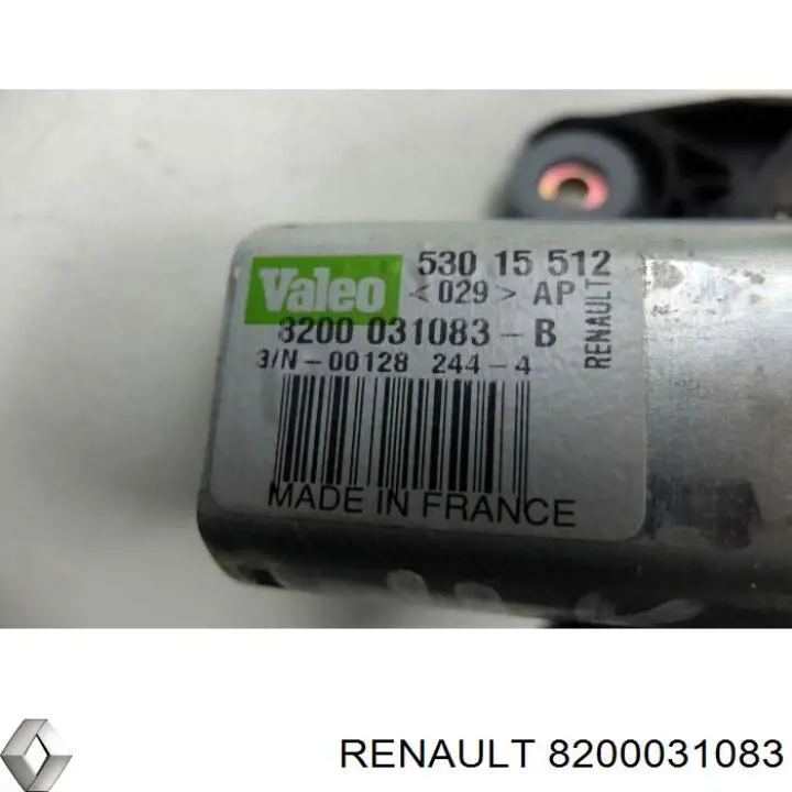 Compre 8200031083 Renault (RVI) Motor de limpador pára-brisas de vidro traseiro