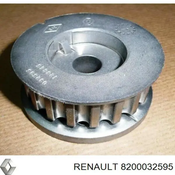 Compre 8200032595 Renault (RVI) Engrenagem de cadeia da roda dentada de acionamento de cambota de motor