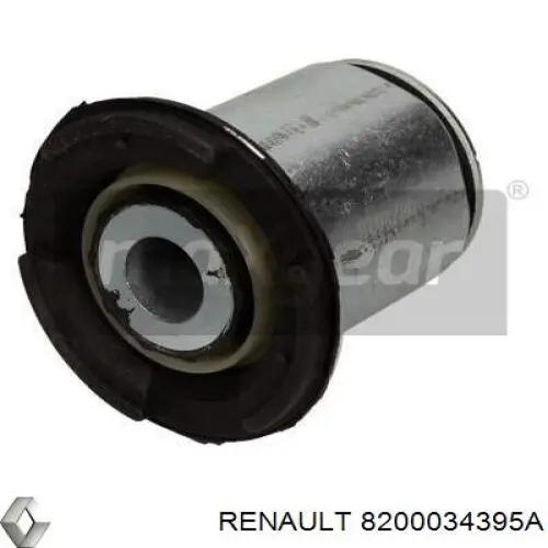 8200034395A Renault (RVI) Bloco silencioso (coxim) de viga dianteira (de plataforma veicular)