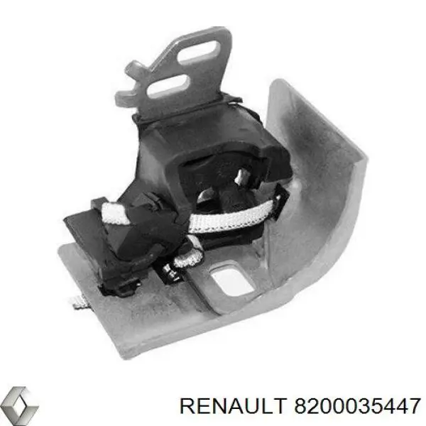 8200035447 Renault (RVI) Consola de coxim traseiro do silenciador