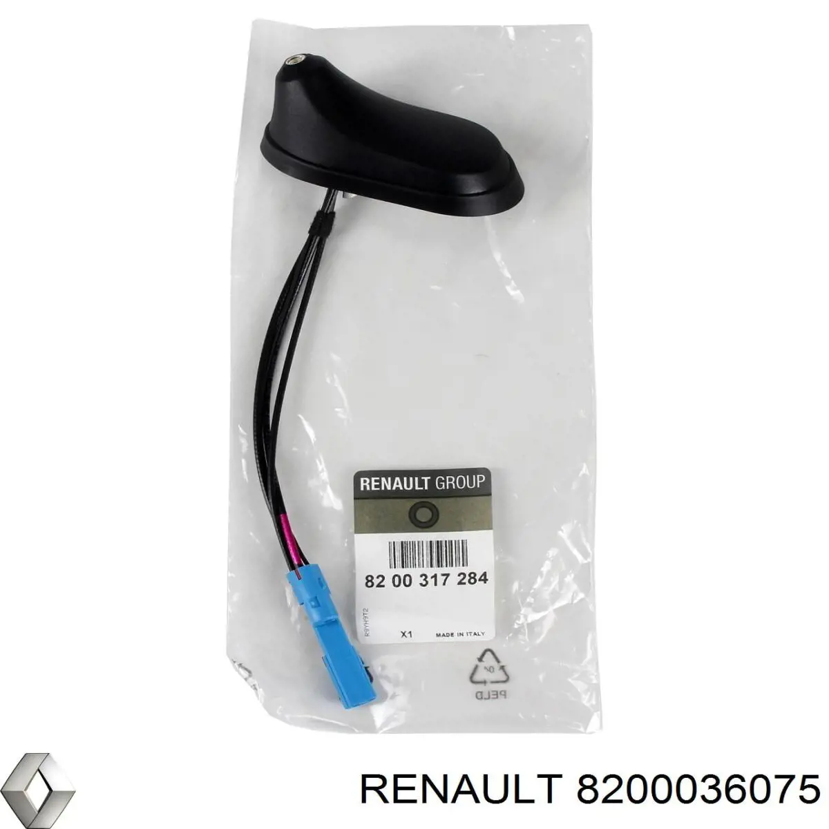 Compre 8200036075 Renault (RVI) Moldura da porta lateral (deslizante)