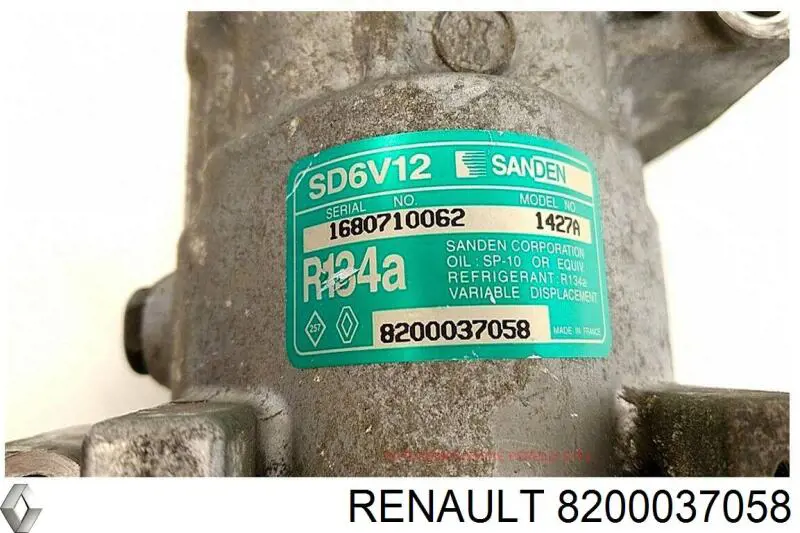 8200037058 Renault (RVI) Compressor de aparelho de ar condicionado