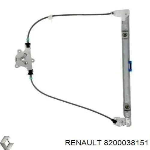 8200038151 Renault (RVI) Mecanismo de acionamento de vidro da porta dianteira esquerda