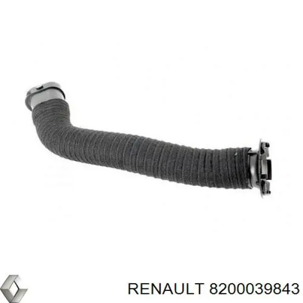 8200039843 Renault (RVI) Cano derivado de ar, entrada de filtro de ar