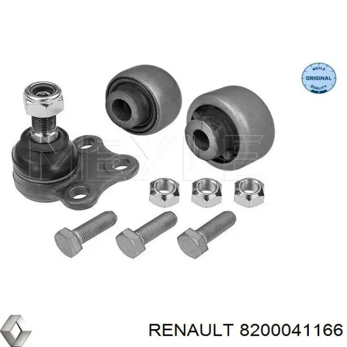 Bloco silencioso dianteiro do braço oscilante inferior Renault (RVI) 8200041166 preço, a partir de 8,18 USD